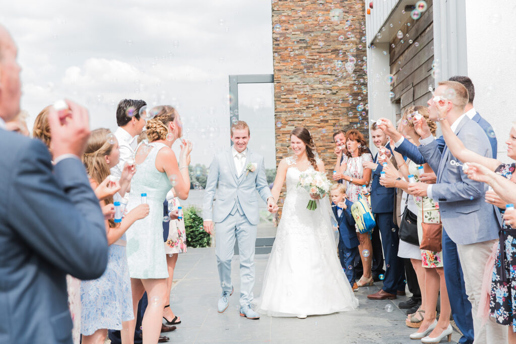 bellen blazen trouwfotografie