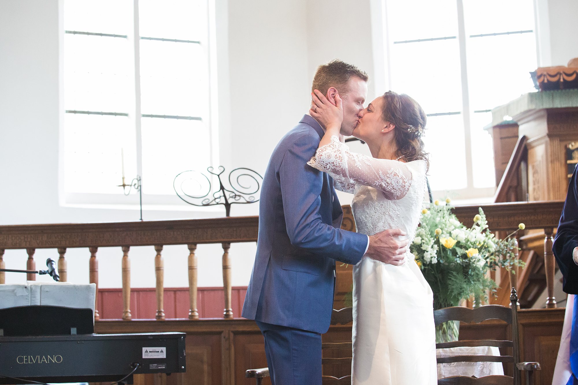 kus ceremonie trouwfotograaf hoorn