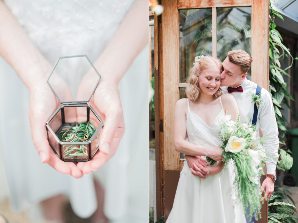 een kas als fotolocatie voor jullie trouwfoto's in Noord-Holland